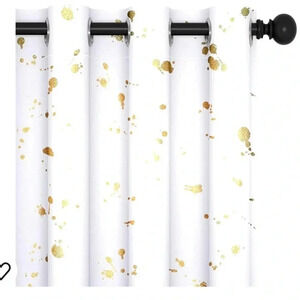 Deconovo Blackout Curtains 45 Inch Length, Thermal Insulated   New